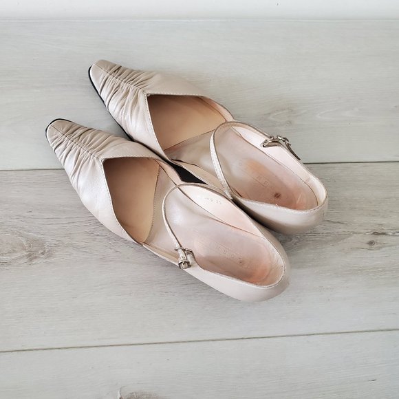 Women's Leather Heel Pumps, Size 9 - Picture 8 of 11